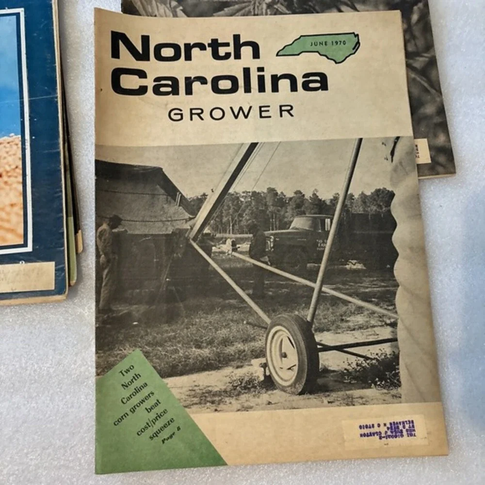 Ten North Carolina Grower Magazines‎ RARE 1969 And 1970